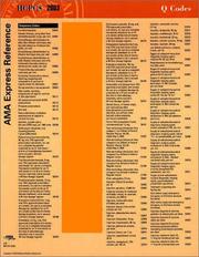Hcpcs 2003 Level II Express Reference Coding Card Q-Codes