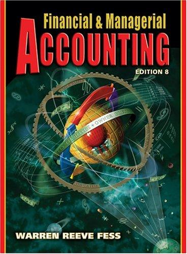 Financial and Managerial Accounting (Financial & Managerial Accounting)