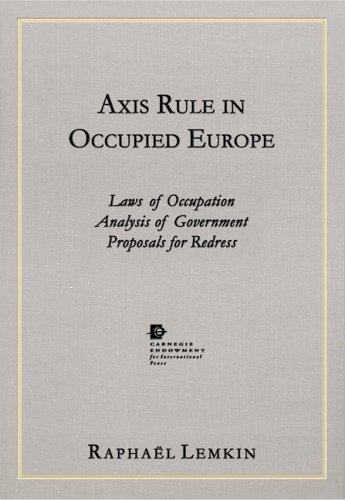 Axis rule in occupied Europe