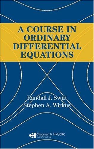 A course in ordinary differential equations