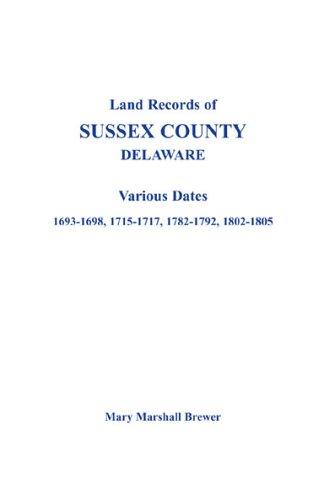 Land records of Sussex County, Delaware