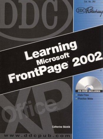 Learning Microsoft FrontPage 2002