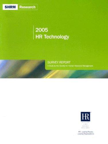 2005 HR Technology Survey Report