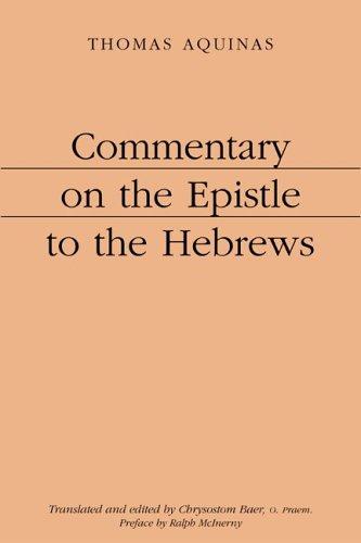Commentary on the Epistle to the Hebrews