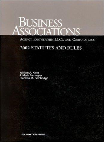 Business Associations: Agency, Partnerships, and Corporations