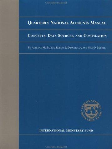 Quarterly national accounts manual