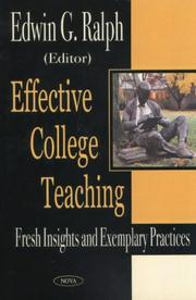 Effective College Teaching