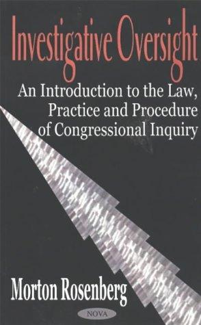Investigative oversight
