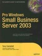 Pro Windows Small Business Server 2003 (Pro)