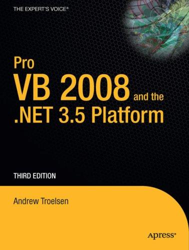Pro VB 2008 and the .NET 3.5 Framework (Pro)