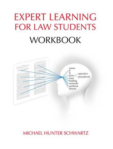 Expert Learning for Law Students Workbook