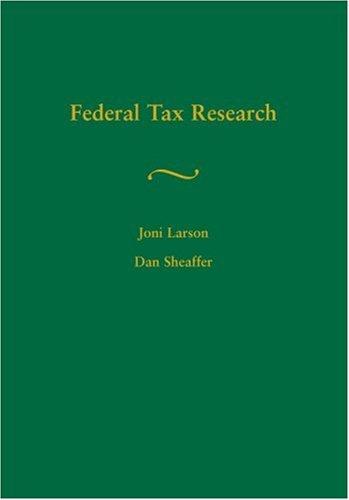 Federal Tax Research