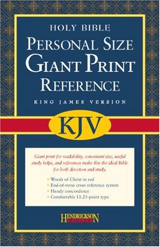 Personal Size Giant Print Reference Bible-KJV