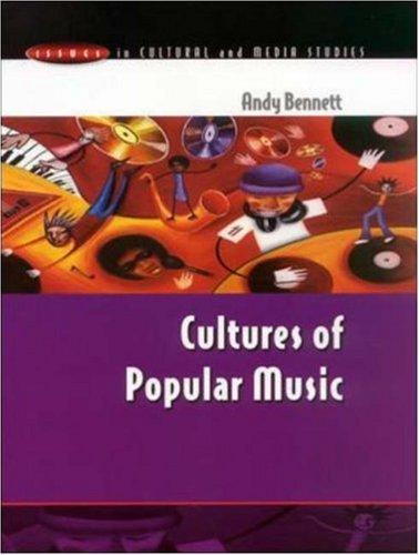 Cultures of Popular Music (Issues in Cultural & Media Studies)