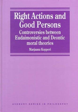 Right actions and good persons