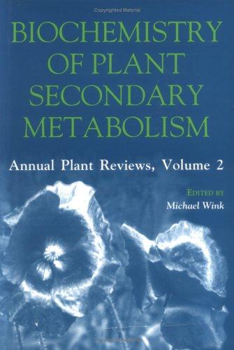 Biochemistry of Plant Secondary Metabolism Vol. 2