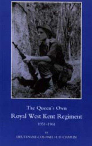 Queen OS Own Royal West Kent Regiment, 1951-1961