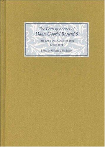 Correspondence of Dante Gabriel Rossetti 6