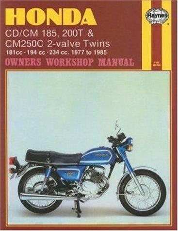 Haynes Honda CD / CM185, 200T & CM250C 2-valve Twins 1977 thru 1985