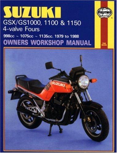 Suzuki GSX-GS 1000 and 1100 4-valve Fours Owners' Workshop Manual, No. M737
