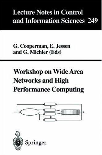 Workshop on wide area networks and high performance computing
