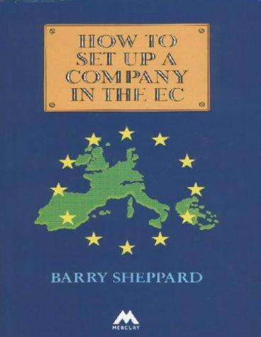 How to set up a company in the EC