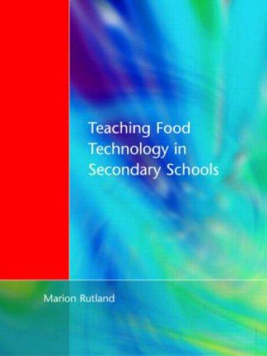 Teaching food technology in secondary schools