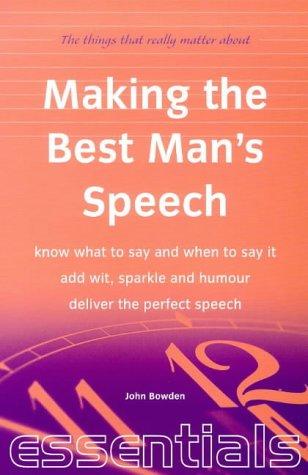Making the Best Man's Speech