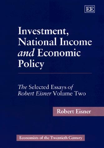 Investment, national income and economic policy