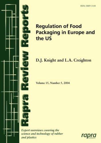 Regulation Of Food Packaging In Europe And The Usa (rapra Review Reports)