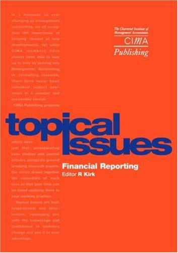 Financial Reporting (CIMA Pilot Papers)