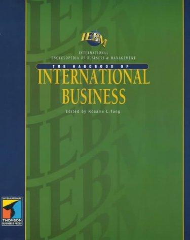 The IEBM Handbook of International Business