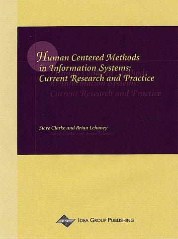 Human centered methods in information systems