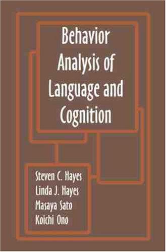 Behavior analysis of language and cognition