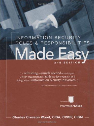 Information Security Roles & Responsibilities Made Easy, Version 2