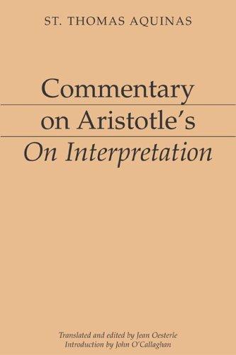 Commentary on Aristotle's On Interpretation