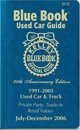 Kelley Blue Book Used Car Guide 1991-2005