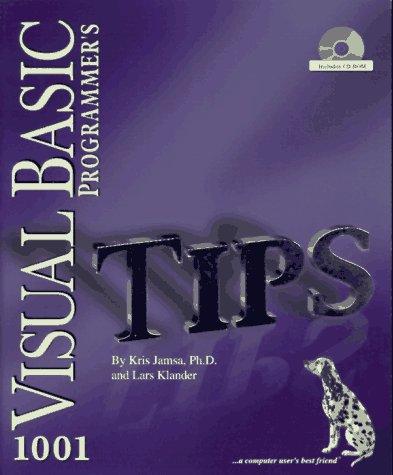 1001 Visual Basic programmer's tips