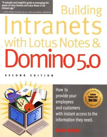 Building Intranets With Lotus Notes & Domino 5.0