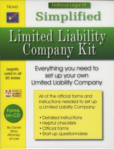 Simplified Limited Liability Company Kit (National Legal Kit)