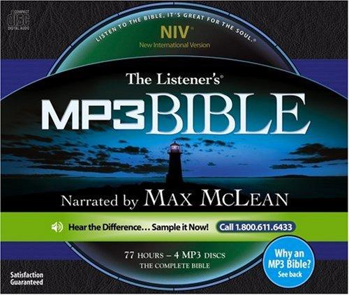 The Listener's NIV MP3 Audio Bible by Max McLean