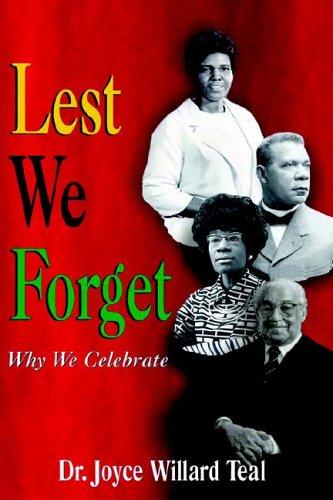 Lest We Forget
