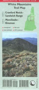 AMC Crawford Notch-Sandwich Range/Moosilauke-Kinsman Maps, White Mountains, New Hampshire