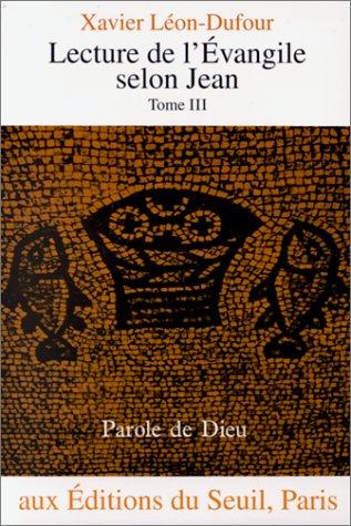 Lecture de l'Evangile selon Jean
