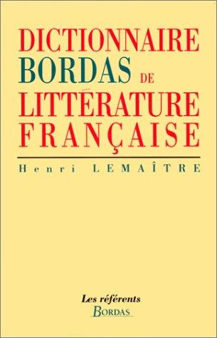 Dictionnaire Bordas de littérature française