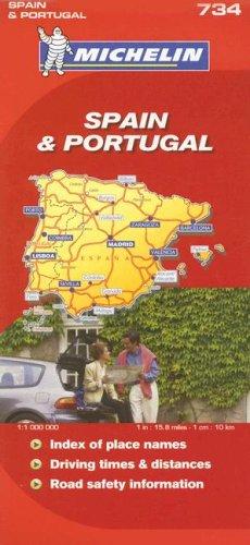 Michelin Map Spain & Portugal 734 (Maps/Country (Michelin))