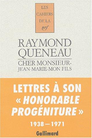 Cher monsieur-Jean-Marie mon fils