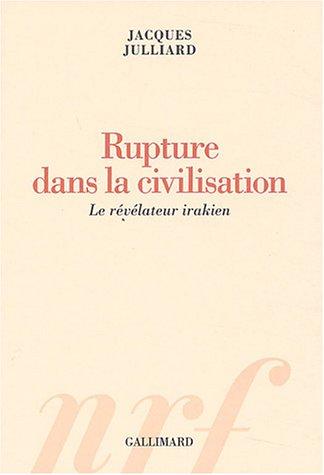 Rupture dans la civilisation