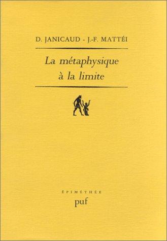 La métaphysique à la limite