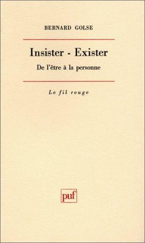 Insister-exister